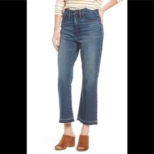 Madewell Retro Crop Boot cut jeans